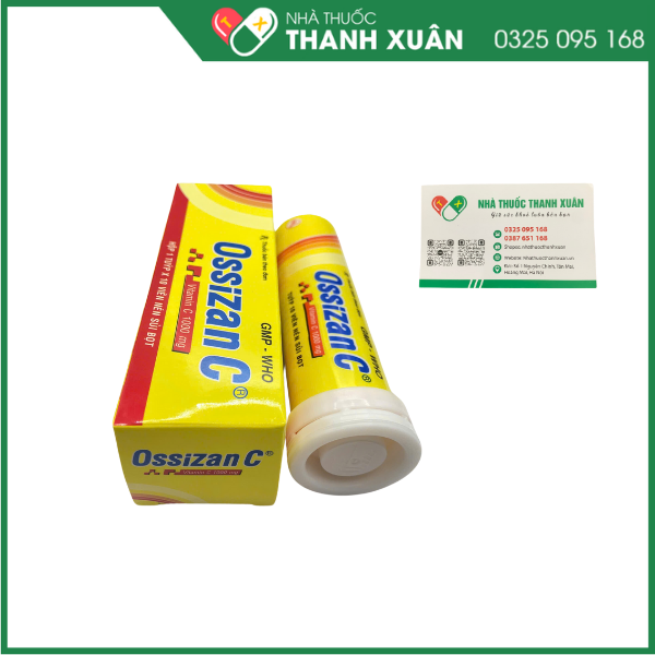Viên sủi Ossizan C điều trị thiếu hụt vitamin C